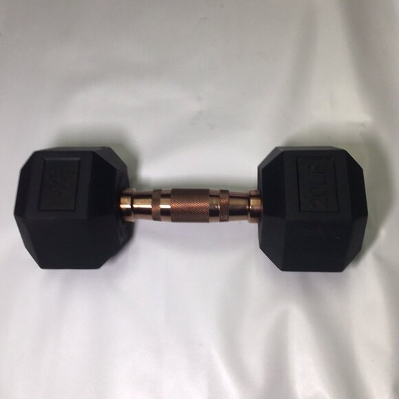 🛑 FLO 360 Rubber ➕🆒 WEIGHT Training 20LB DUMBELL Strength Fitness 💸BUY NOW‼️ - Picture 15 of 16